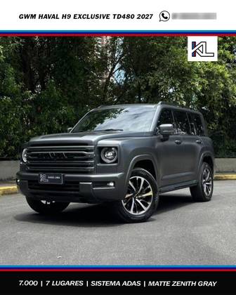 GWM HAVAL H9 2.4 TURBO DIESEL EXCLUSIVE 4X4 AUTOMÁTICO