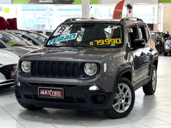 JEEP-RENEGADE-1.8 16V FLEX SPORT 4P AUTOMÁTICO JEEP-RENEGADE-2019