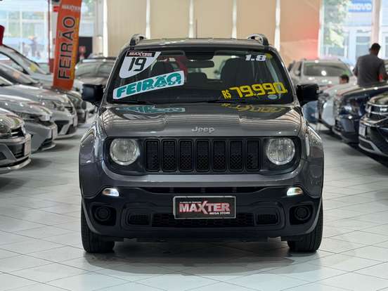 JEEP-RENEGADE-1.8 16V FLEX SPORT 4P AUTOMÁTICO JEEP-RENEGADE-2019