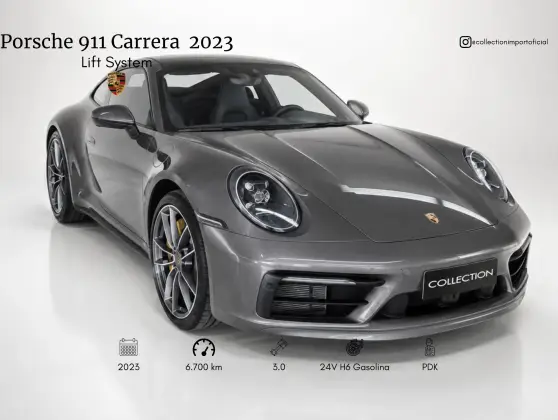 PORSCHE 911 3.0 24V H6 GASOLINA CARRERA PDK