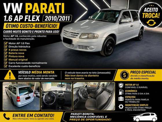 VOLKSWAGEN PARATI 1.6 MI 8V FLEX 4P MANUAL G.IV