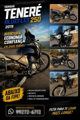 YAMAHA-XTZ 250 TÉNÉRÉ BLUEFLEX-2019