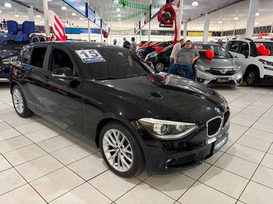 BMW-118i-1.6 SPORT GP 16V TURBO GASOLINA 4P AUTOMÁTICO BMW-118i-2014