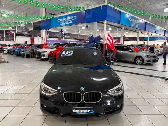 BMW-118i-1.6 SPORT GP 16V TURBO GASOLINA 4P AUTOMÁTICO BMW-118i-2014