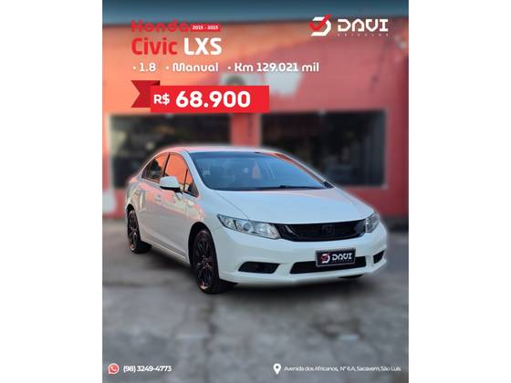 HONDA CIVIC 1.8 LXS 16V FLEX 4P MANUAL