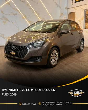 HYUNDAI HB20 1.6 COMFORT PLUS 16V FLEX 4P AUTOMÁTICO
