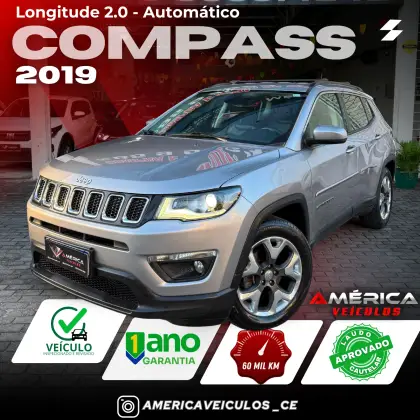 JEEP COMPASS 2.0 16V FLEX LONGITUDE AUTOMÁTICO JEEP COMPASS 2.0 16V FLEX LONGITUDE AUTOMÁTICO