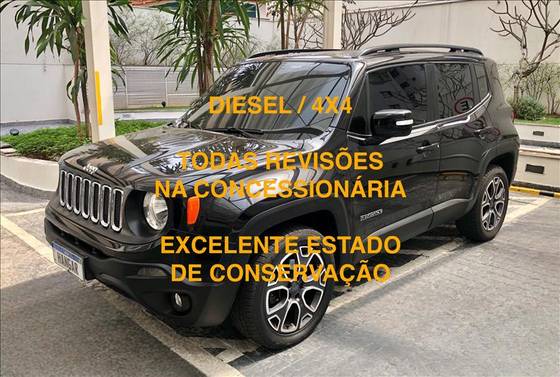 JEEP RENEGADE 2.0 16V TURBO DIESEL LONGITUDE 4P 4X4 AUTOMÁTICO