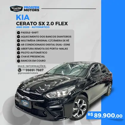 KIA CERATO 2.0 16V FLEX SX AUTOMÁTICO