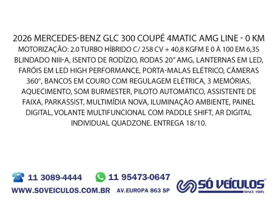 MERCEDES-BENZ-GLC 300-2025