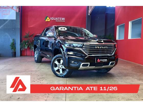 RAM RAMPAGE 2.0 HURRICANE 4 TURBO GASOLINA LARAMIE 4X4 AUTOMÁTICO