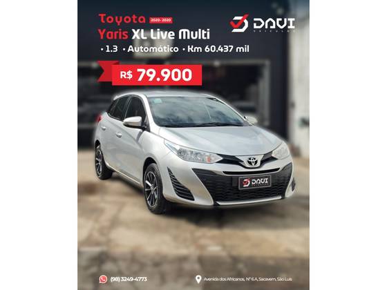 TOYOTA YARIS 1.3 16V FLEX XL LIVE MULTIDRIVE