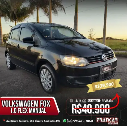 VOLKSWAGEN FOX 1.0 MI 8V FLEX 4P MANUAL