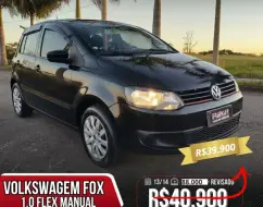VOLKSWAGEN FOX 1.0 MI 8V FLEX 4P MANUAL VOLKSWAGEN FOX 1.0 MI 8V FLEX 4P MANUAL