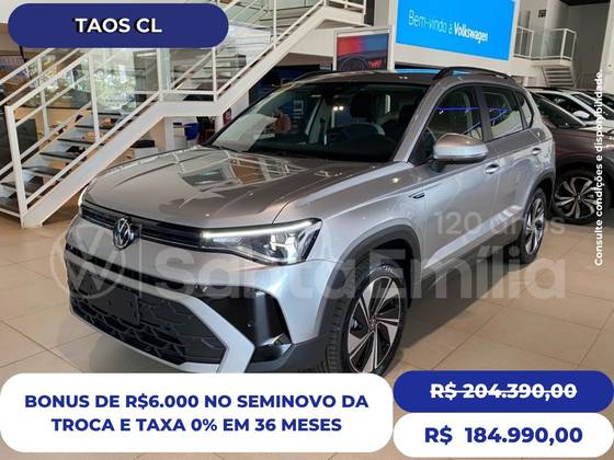 VOLKSWAGEN TAOS 1.4 250 TSI TOTAL FLEX COMFORTLINE AUTOMÁTICO