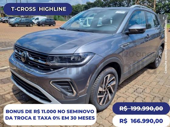 VOLKSWAGEN T-CROSS 1.4 250 TSI TOTAL FLEX HIGHLINE AUTOMÁTICO