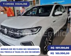 VOLKSWAGEN T-CROSS 1.4 250 TSI TOTAL FLEX HIGHLINE AUTOMÁTICO VOLKSWAGEN T-CROSS 1.4 250 TSI TOTAL FLEX HIGHLINE AUTOMÁTICO