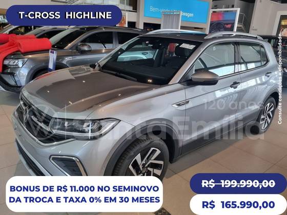 VOLKSWAGEN T-CROSS 1.4 250 TSI TOTAL FLEX HIGHLINE AUTOMÁTICO