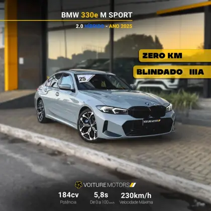 BMW 330e 2.0 16V TURBO HÍBRIDO M SPORT AUTOMÁTICO