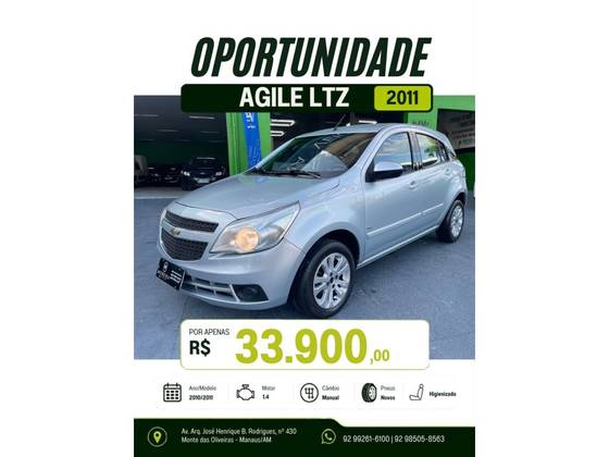 CHEVROLET AGILE 1.4 MPFI LTZ 8V FLEX 4P MANUAL