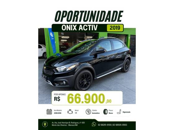 CHEVROLET ONIX 1.4 MPFI ACTIV 8V FLEX 4P AUTOMÁTICO