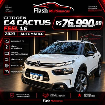CITROËN C4 CACTUS 1.6 VTI 120 FLEX FEEL EAT6