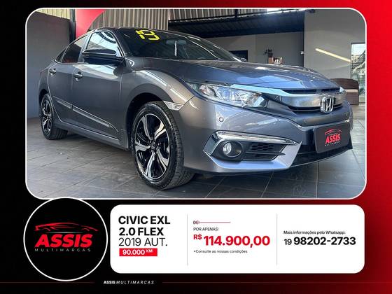 HONDA CIVIC 2.0 16V FLEXONE EXL 4P CVT
