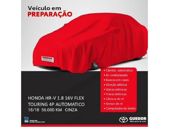 HONDA HR-V 1.8 16V FLEX TOURING 4P AUTOMÁTICO