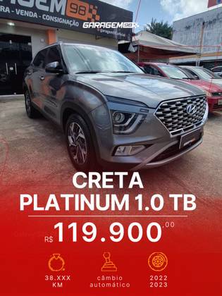 HYUNDAI CRETA 1.0 TGDI FLEX PLATINUM AUTOMÁTICO