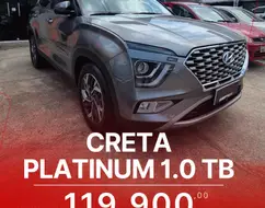 HYUNDAI CRETA 1.0 TGDI FLEX PLATINUM AUTOMÁTICO HYUNDAI CRETA 1.0 TGDI FLEX PLATINUM AUTOMÁTICO