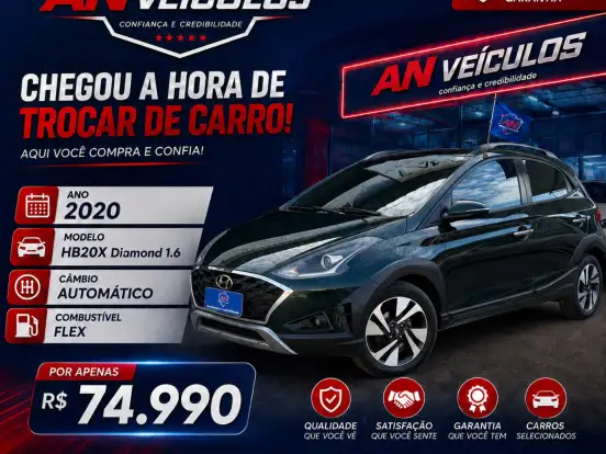 HYUNDAI-HB20-1.6 16V FLEX LAUNCH EDITION AUTOMÁTICO HYUNDAI-HB20-2019