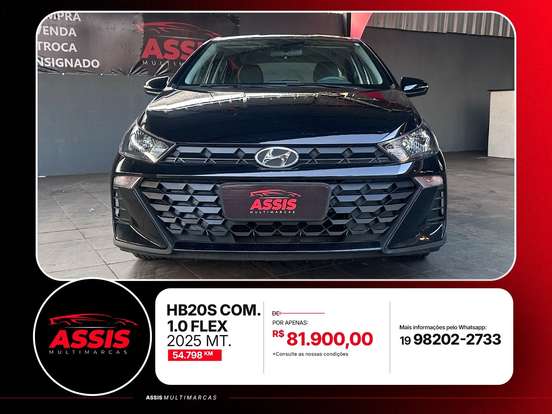HYUNDAI-HB20S-1.0 12V FLEX COMFORT PLUS MANUAL HYUNDAI-HB20S-2024