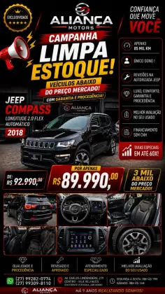 JEEP COMPASS 2.0 16V FLEX LONGITUDE AUTOMÁTICO