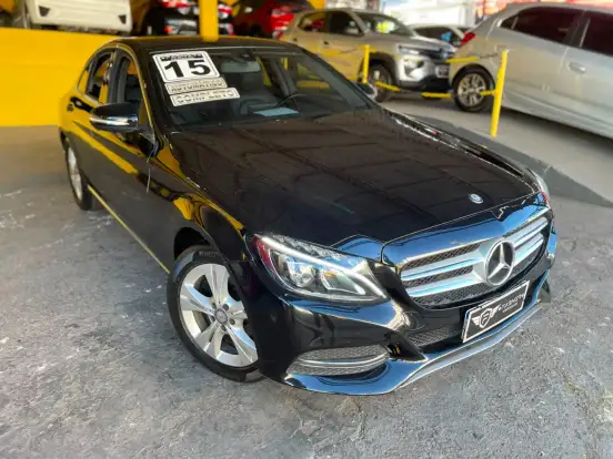 MERCEDES-BENZ-C 180-1.6 CGI AVANTGARDE 16V TURBO GASOLINA 4P AUTOMÁTICO MERCEDES-BENZ-C 180-2015