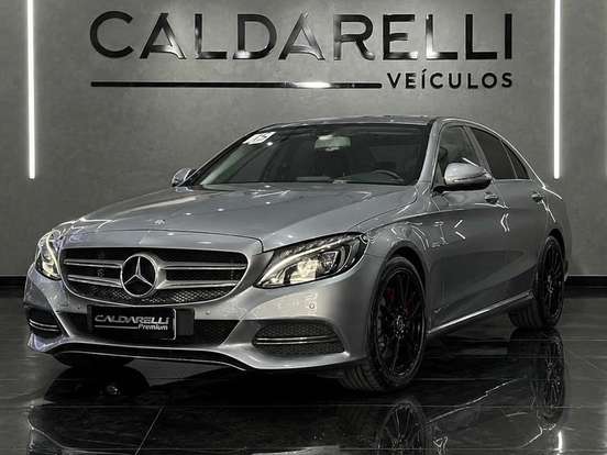 MERCEDES-BENZ-C 180-1.6 CGI 16V TURBO GASOLINA 4P AUTOMÁTICO MERCEDES-BENZ-C 180-2014