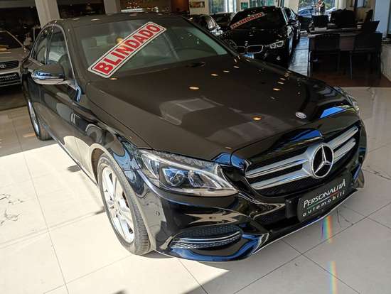 MERCEDES-BENZ-C 180-1.6 CGI EXCLUSIVE 16V TURBO GASOLINA 4P AUTOMÁTICO MERCEDES-BENZ-C 180-2015