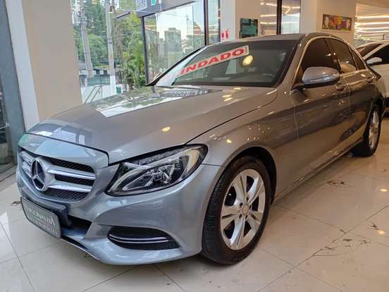 MERCEDES-BENZ-C 180-1.6 CGI EXCLUSIVE 16V TURBO GASOLINA 4P AUTOMÁTICO MERCEDES-BENZ-C 180-2014