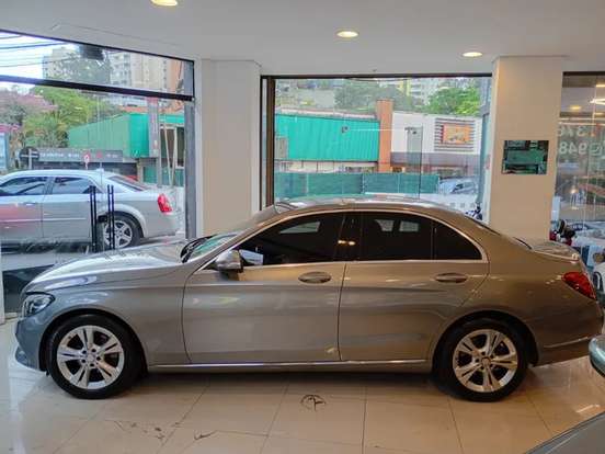 MERCEDES-BENZ-C 180-1.6 CGI EXCLUSIVE 16V TURBO GASOLINA 4P AUTOMÁTICO MERCEDES-BENZ-C 180-2014