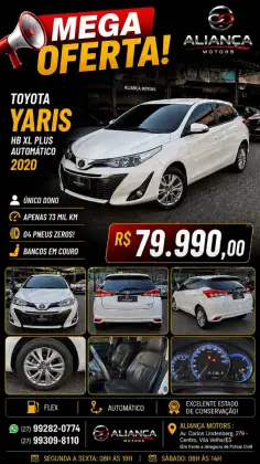 TOYOTA YARIS 1.3 16V FLEX XL PLUS TECH MULTIDRIVE