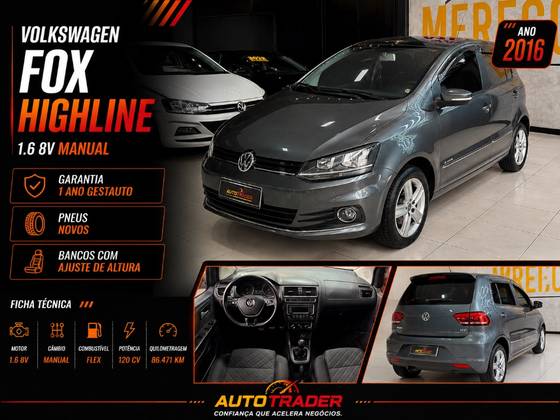 VOLKSWAGEN FOX 1.6 MSI HIGHLINE 16V FLEX 4P MANUAL