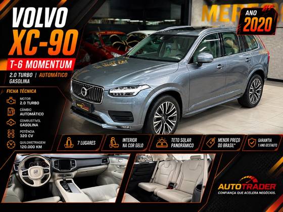 VOLVO XC90 2.0 T6 GASOLINA MOMENTUM AWD GEARTRONIC