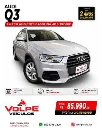 AUDI Q3 1.4 TFSI AMBIENTE GASOLINA 4P S TRONIC