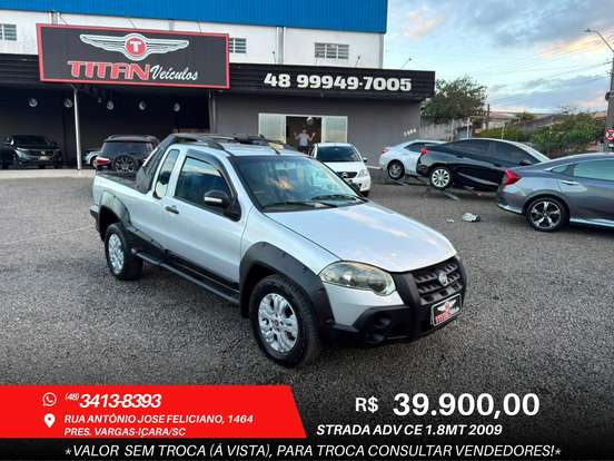 FIAT-STRADA-1.8 MPI ADVENTURE CE 8V FLEX 2P MANUAL FIAT-STRADA-2009