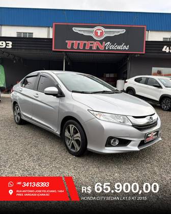 HONDA CITY 1.5 LX 16V FLEX 4P AUTOMÁTICO