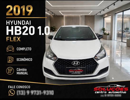HYUNDAI HB20 1.0 UNIQUE 12V FLEX 4P MANUAL