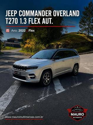 JEEP COMMANDER 1.3 T270 TURBO FLEX OVERLAND AT6