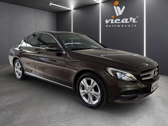 MERCEDES-BENZ-C 180-1.6 CGI AVANTGARDE 16V TURBO GASOLINA 4P AUTOMÁTICO MERCEDES-BENZ-C 180-2014