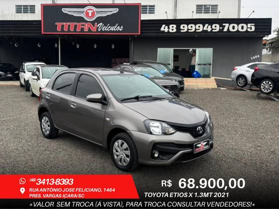 TOYOTA ETIOS 1.3 X 16V FLEX 4P MANUAL