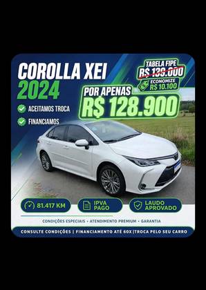 TOYOTA COROLLA 2.0 VVT-IE FLEX XEI DIRECT SHIFT