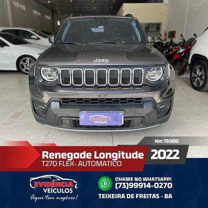 JEEP RENEGADE 1.3 T270 TURBO FLEX LONGITUDE AT6